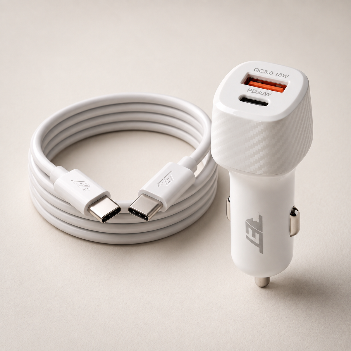 Car Kit — 48W Car Charger + USB-C Cable
